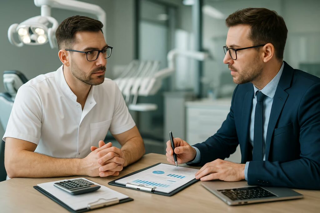 Steuerberater-fuer-Zahnaerzte reden über quartalszahlen