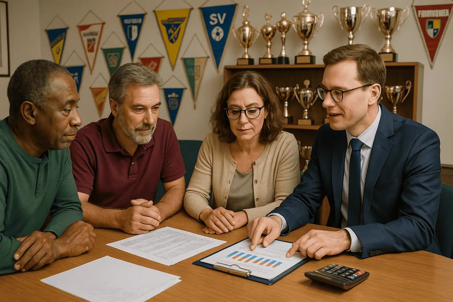 Steuerberater-fuer-vereine sitzen gemeinsam